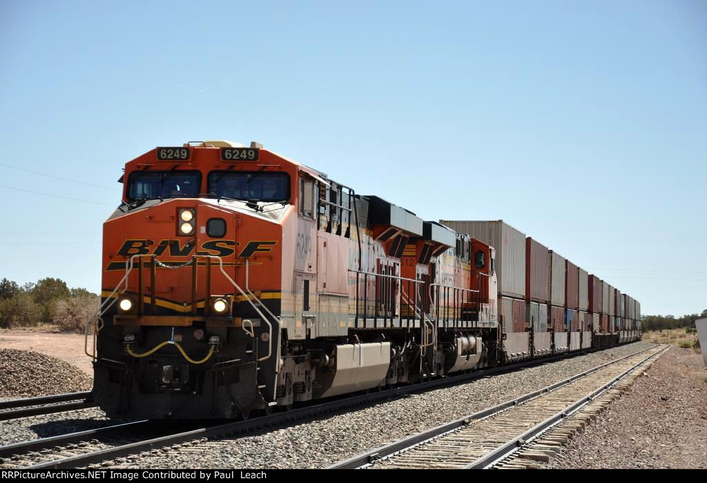 Westbound stack train